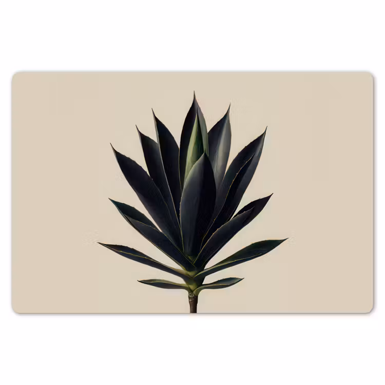 Agaveplant - Symmetrisch - Groen Placemat vinyl groot -zzsfeer1_Kitchenyeah-website