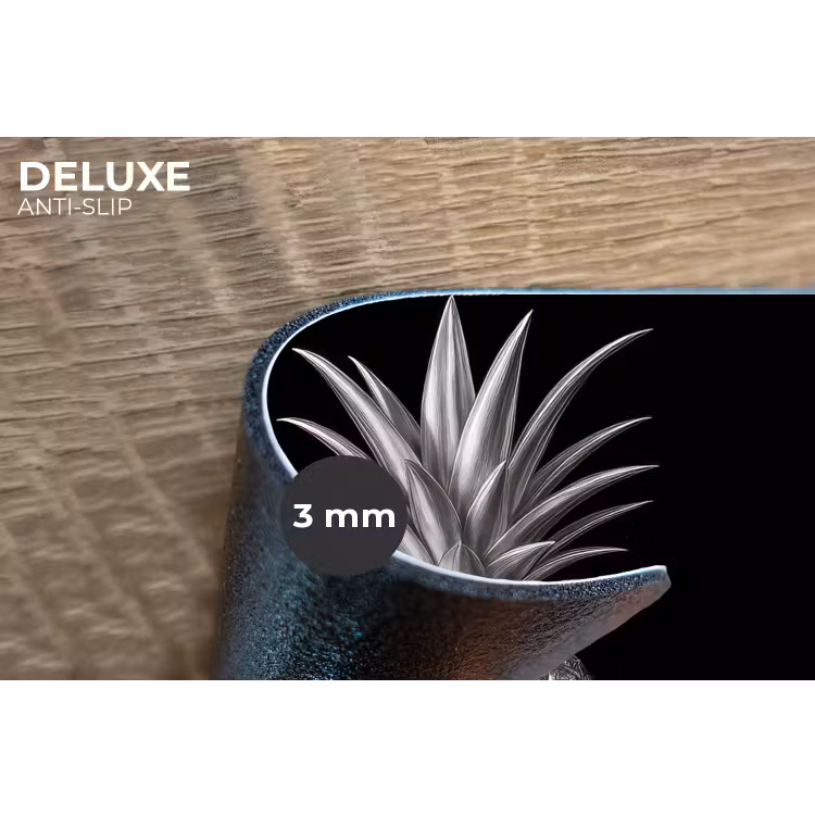 Ananas - Gedetailleerd - Bladeren Placemat vinyl groot -closeup