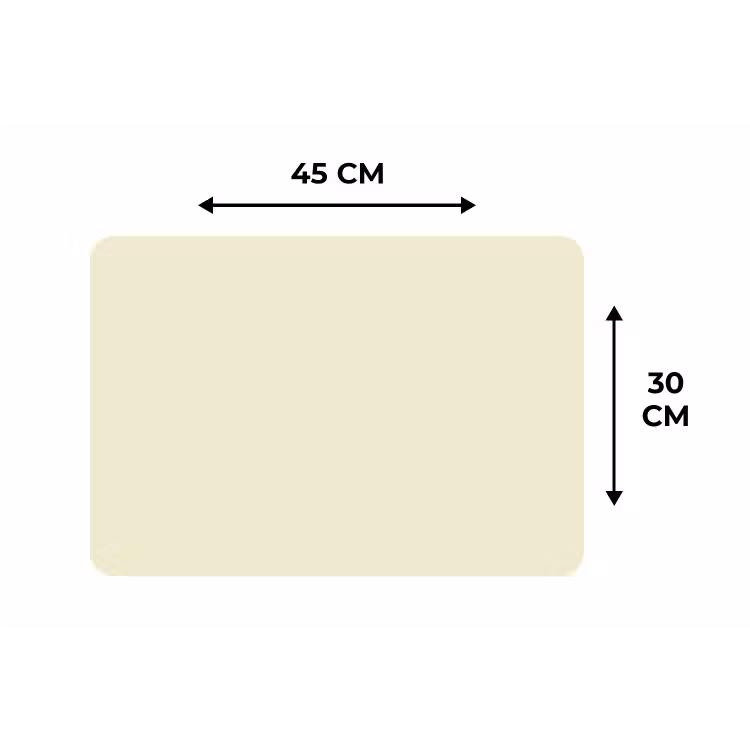 Arctic - Daisy - Nude Placemat vinyl groot 368 -specs