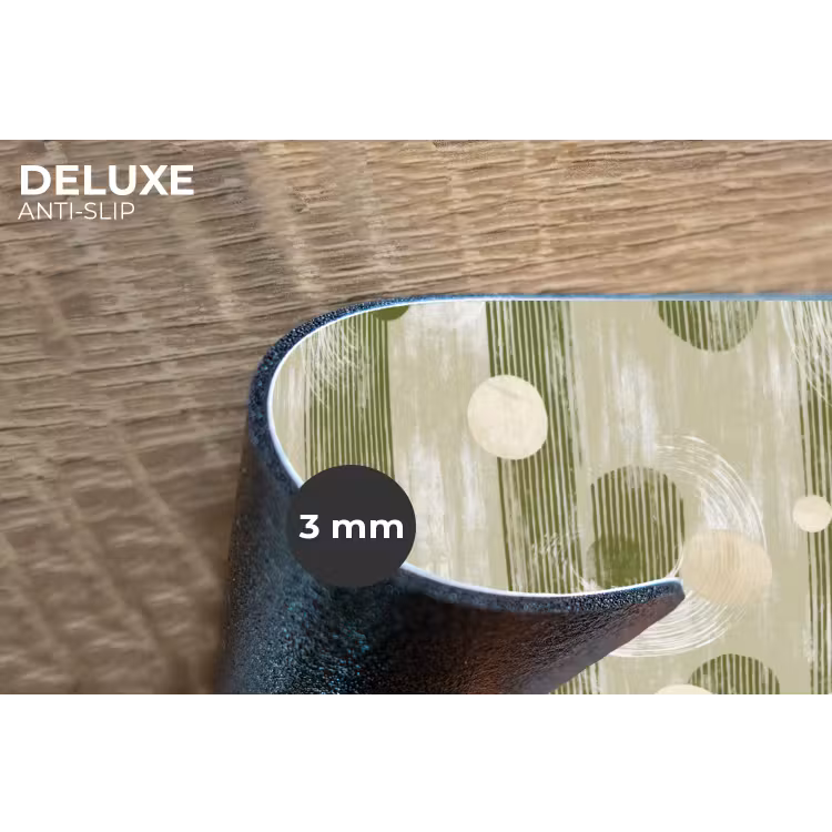 Artistiek - Modern - Groen Placemat vinyl groot 368 -closeup