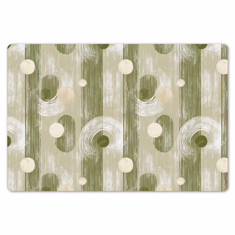 Artistiek - Modern - Groen Placemat vinyl groot 368 -zzsfeer1_Kitchenyeah-website