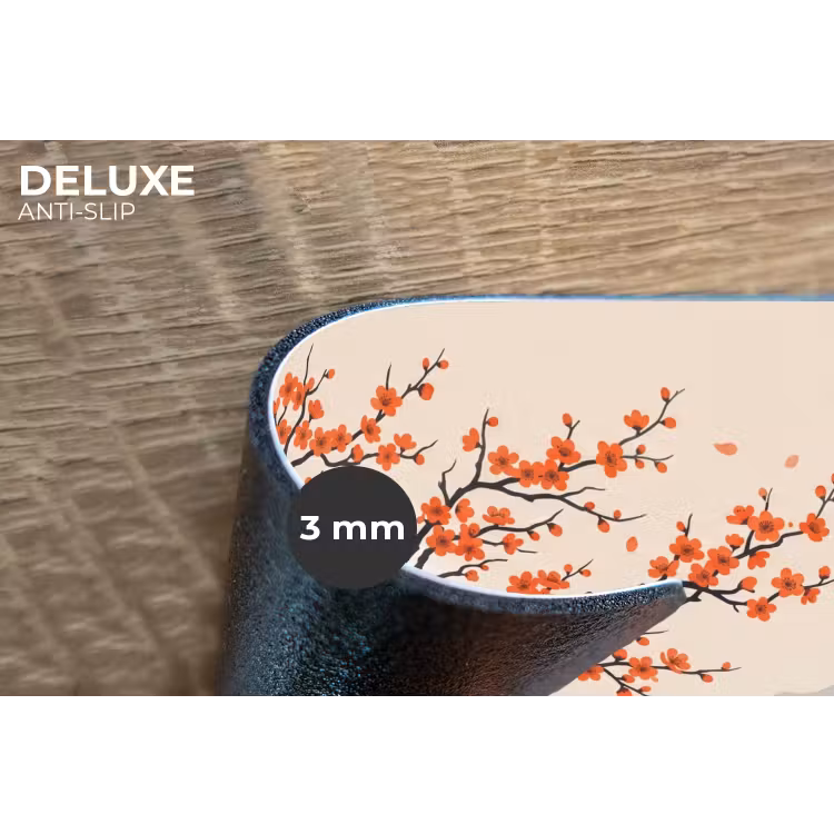 Aziatisch - Bloesem - Rood Placemat vinyl groot -closeup