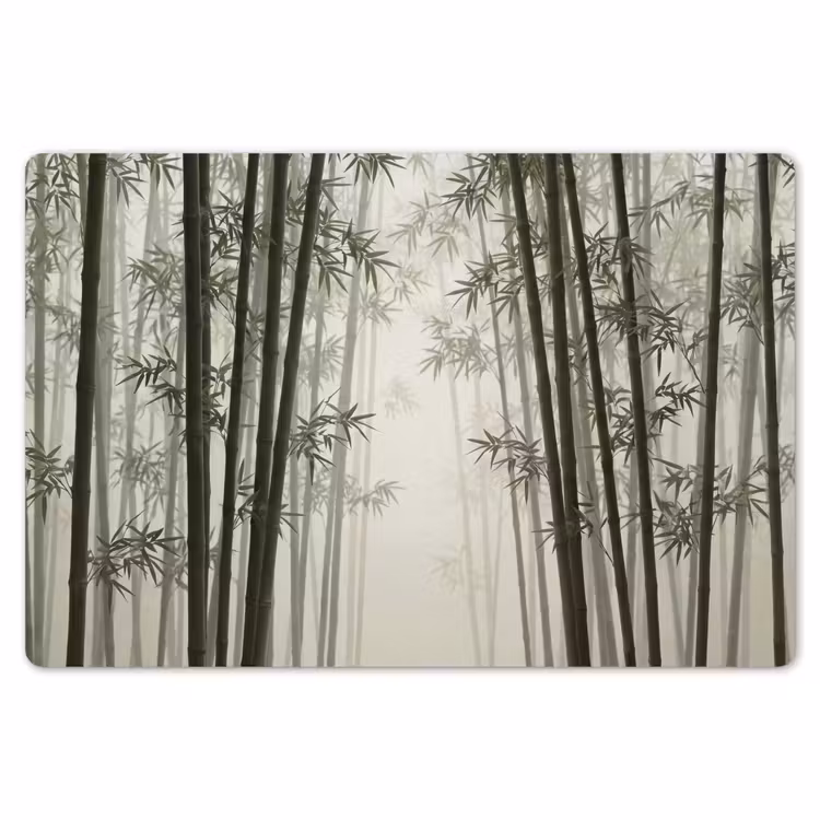 Bamboe - Bos - Mist - Natuur Placemat vinyl groot -zzsfeer1_Kitchenyeah-website