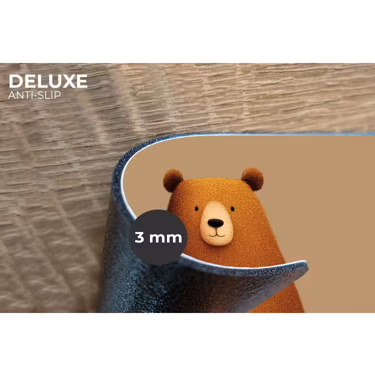 Beer - Minimalistisch - Bruin Placemat vinyl groot -closeup