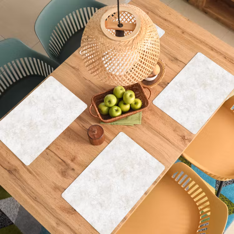 Beige - Marmer - Aders Placemat vinyl groot 368 -zzsfeer5_Kitchenyeah-website
