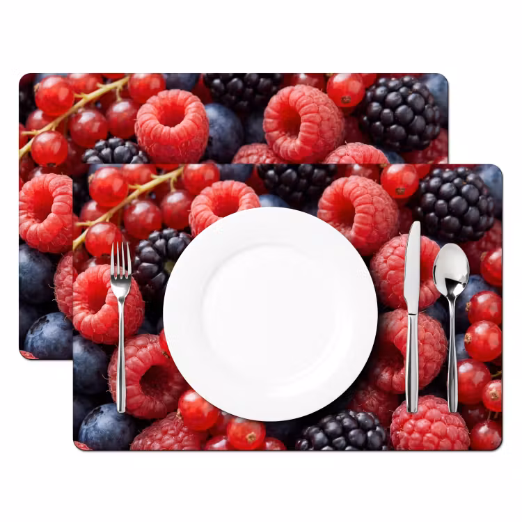 Bessen - Mix - Vers - Eten - Kleurrijk Placemat vinyl groot -zzsfeer2_Kitchenyeah-website