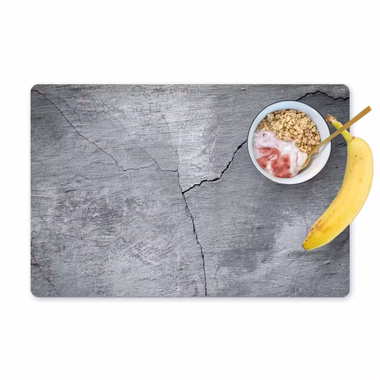 Beton - Grijs - Scheur Placemat vinyl groot -zzzproduct_Kitchenyeah-website