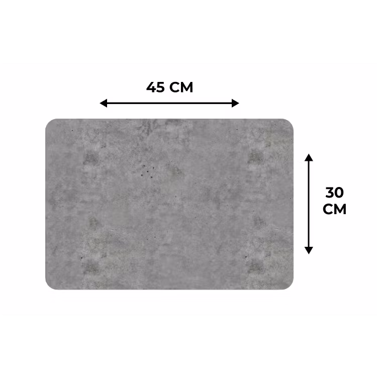Beton - Industrieel - Patronen Placemat vinyl groot 368 -specs