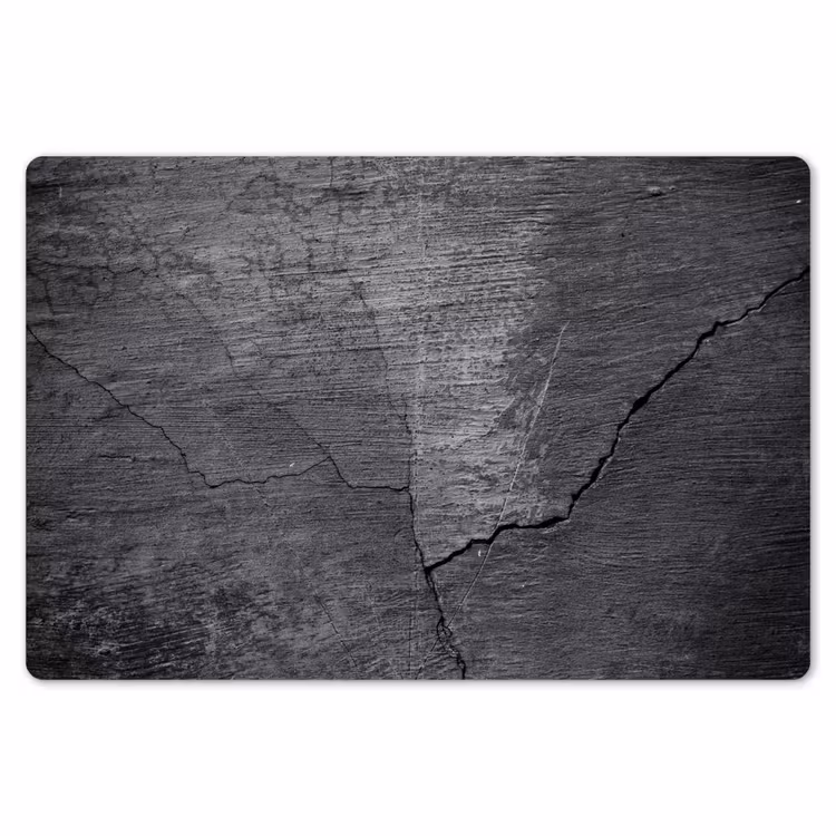 Beton - Zwart - Scheur Placemat vinyl groot -zzsfeer1_Kitchenyeah-website