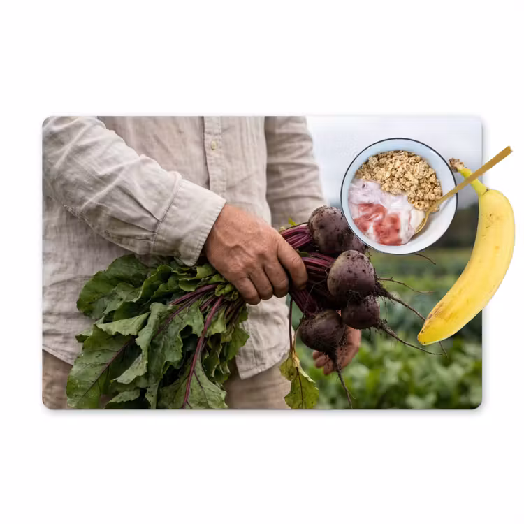 Bieten - Vers - Moestuin Placemat vinyl groot -zzzproduct_Kitchenyeah-website