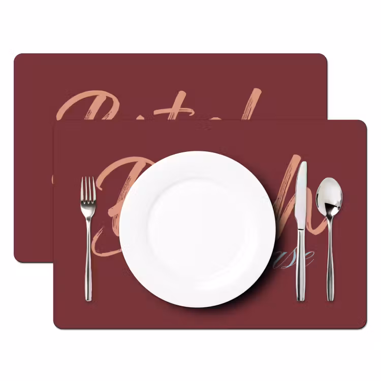 Bitch please - Rood - Blauw Placemat vinyl groot -zzsfeer2_Kitchenyeah-website