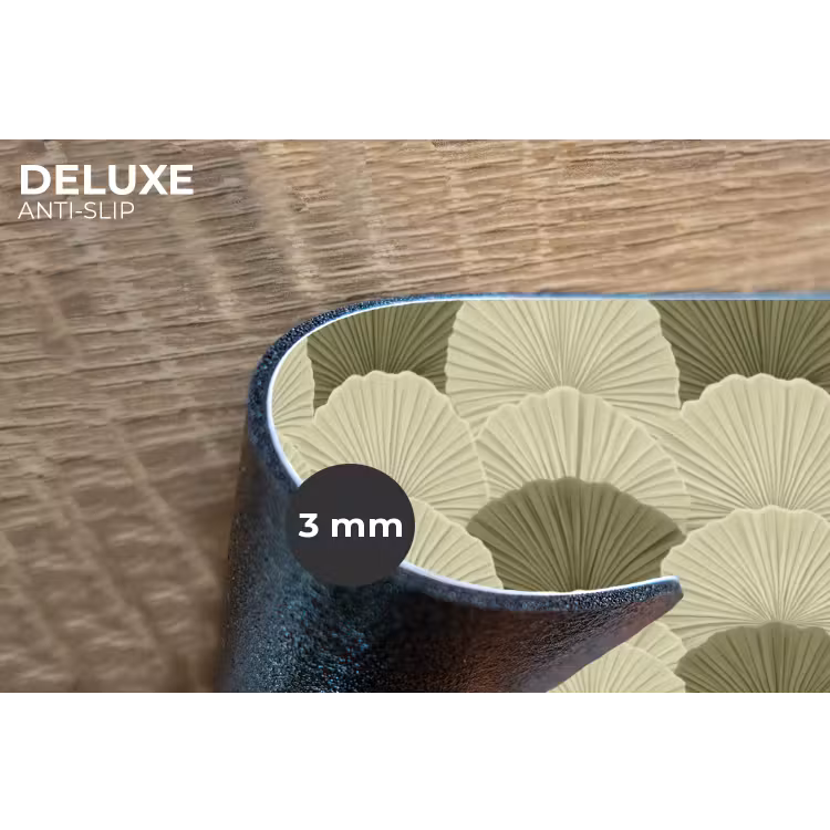 Bladeren - Structuur - Groen Placemat vinyl groot 368 -closeup
