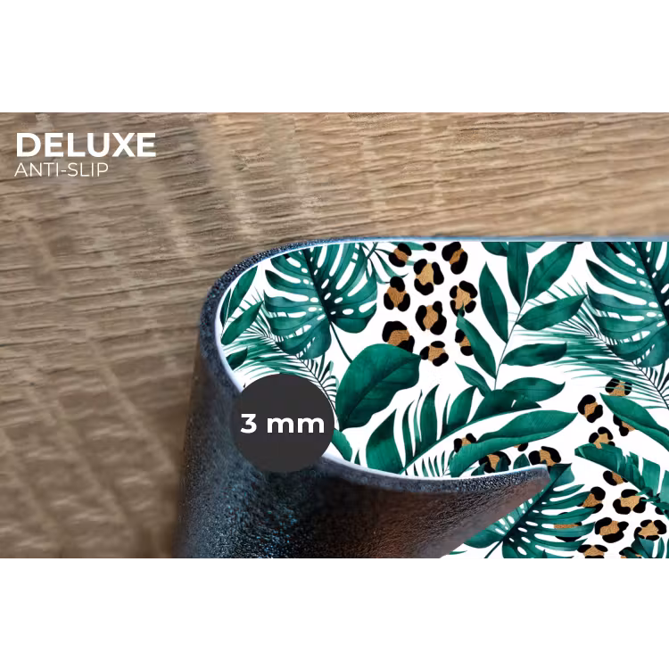 Bladeren - Tropisch - Jungle Placemat vinyl groot -closeup