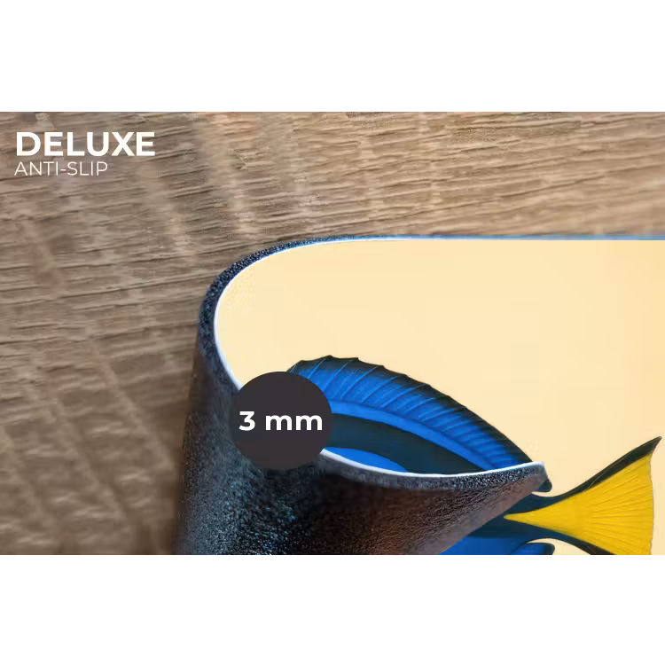 Blauw - Dory - Vis - Staartvin Placemat vinyl groot -closeup