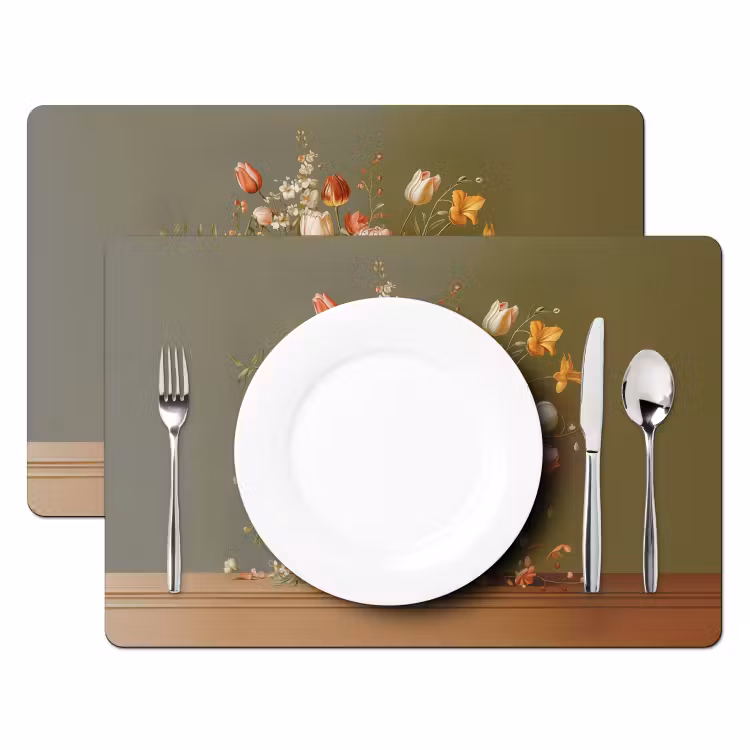 Bloem - Quote - Vintage - Art Placemat vinyl groot -zzsfeer2_Kitchenyeah-website