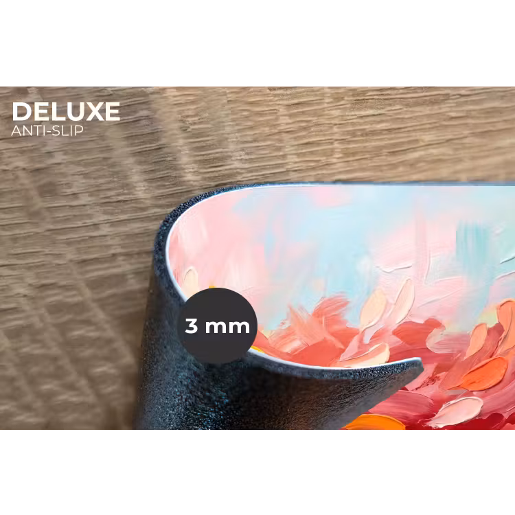 Bloemen - Abstract - Kunst - Modern Placemat vinyl groot -closeup
