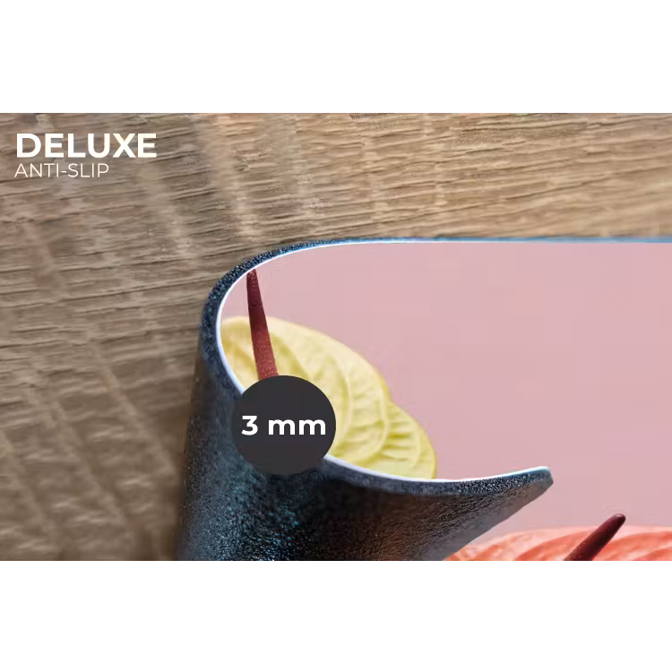 Bloemen - Anthuriums - Geel - Roze Placemat vinyl groot -closeup