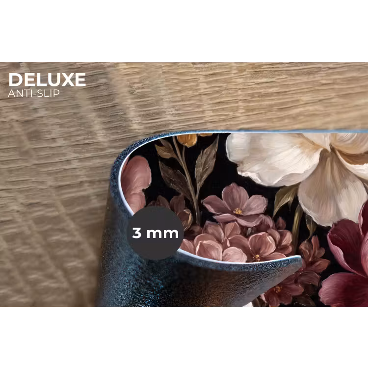 Bloemen - Boeket - Klassiek - Donker - Rood Placemat vinyl groot -closeup