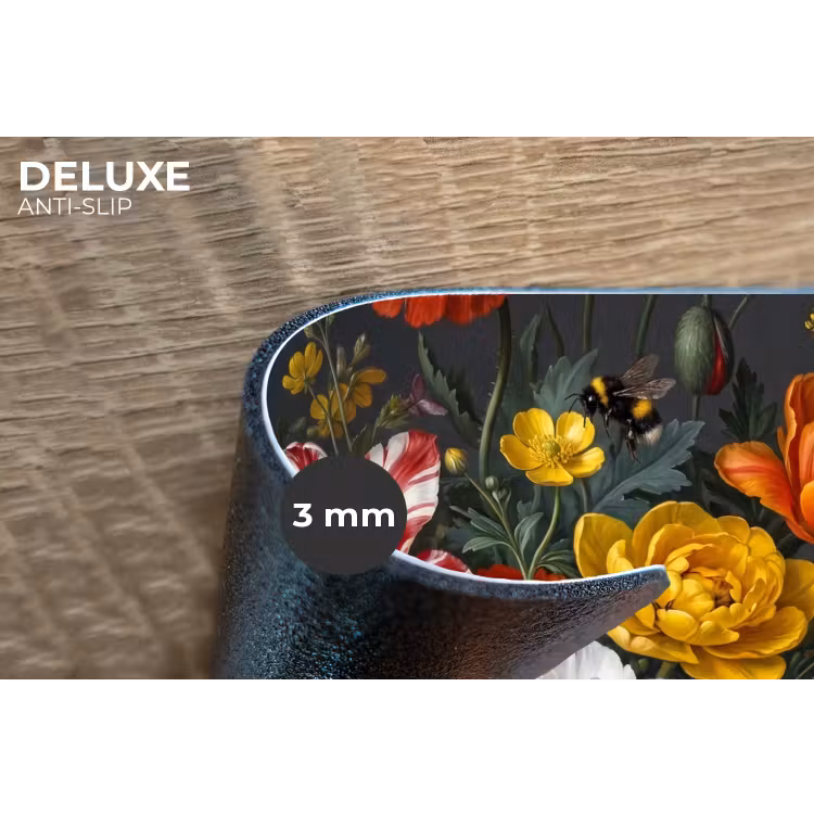 Bloemen - Boeket - Klassiek - Kleurrijk - Natuur Placemat vinyl groot -closeup