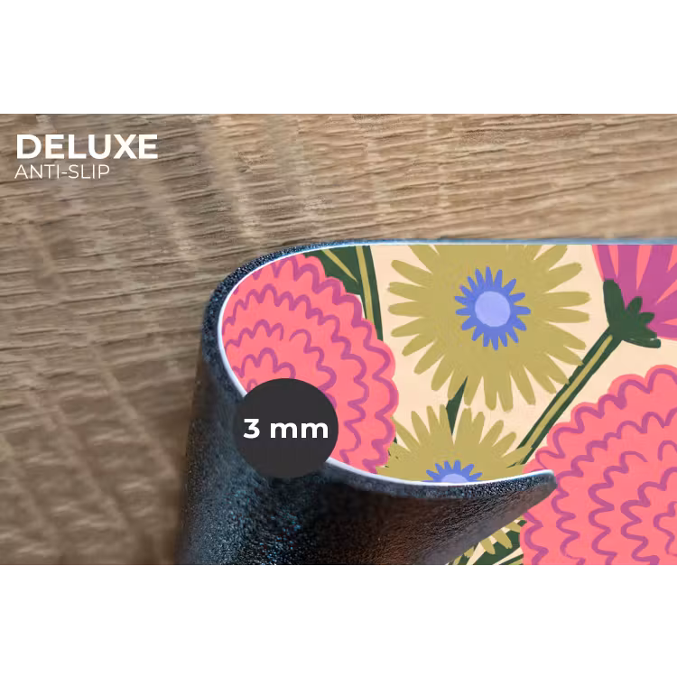 Bloemen - Boeket - Natuur - Abstract - Roze Placemat vinyl groot -closeup