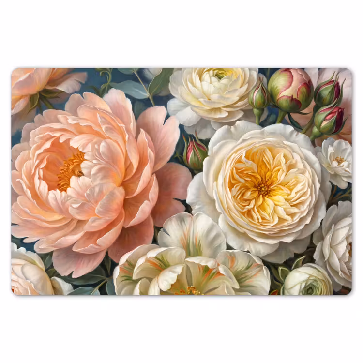 Bloemen - Boeket - Natuur - Klassiek - Kleurrijk Placemat vinyl groot -zzsfeer1_Kitchenyeah-website