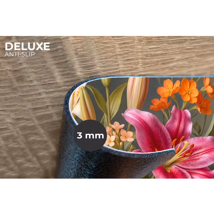 Bloemen - Boeket - Natuur - Kleurrijk - Modern Placemat vinyl groot -closeup