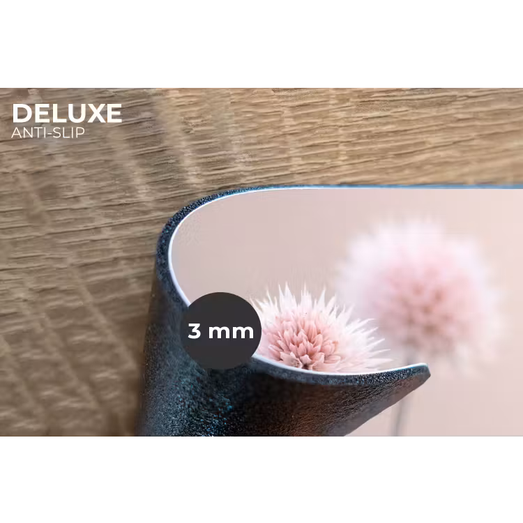 Bloemen - Bollen - Roze Placemat vinyl groot -closeup