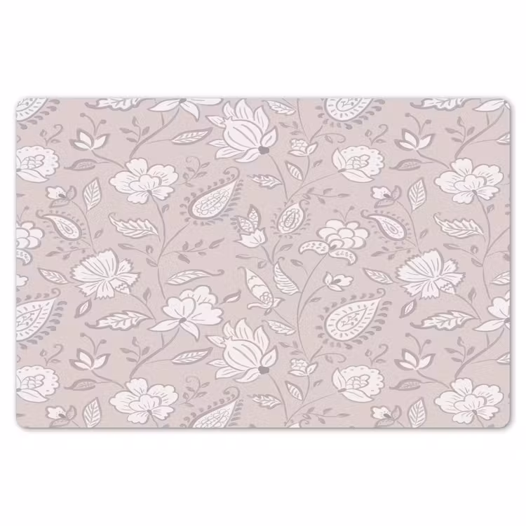 Bloemen - Getekend - Lavendel Placemat vinyl groot 368 -zzsfeer1_Kitchenyeah-website