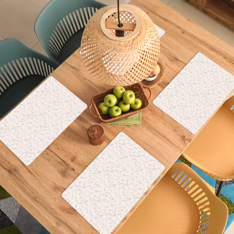 Bloemen - Motief - Zacht Placemat vinyl groot 368 -zzsfeer5_Kitchenyeah-website