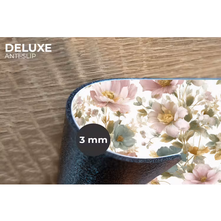 Bloemen - Patroon - Pastel Placemat vinyl groot 368 -closeup