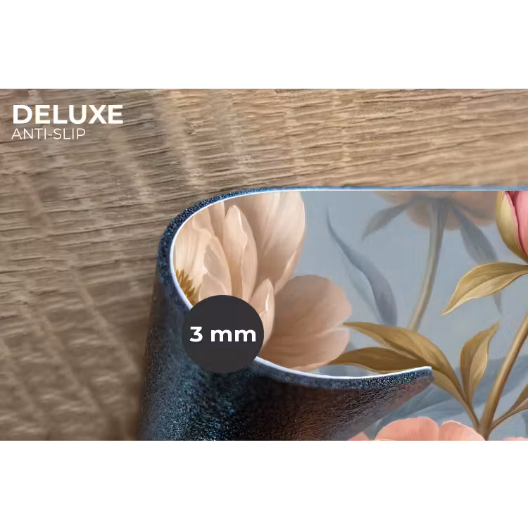 Bloemen - Roze - Beige - Modern - Natuur Placemat vinyl groot -closeup