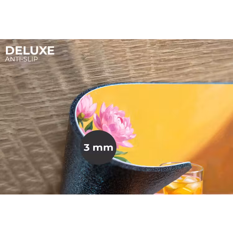 Placemat - 6 stuks - Bloemen - Roze - Modern - Bloemen - Roze - Modern Placemat vinyl groot