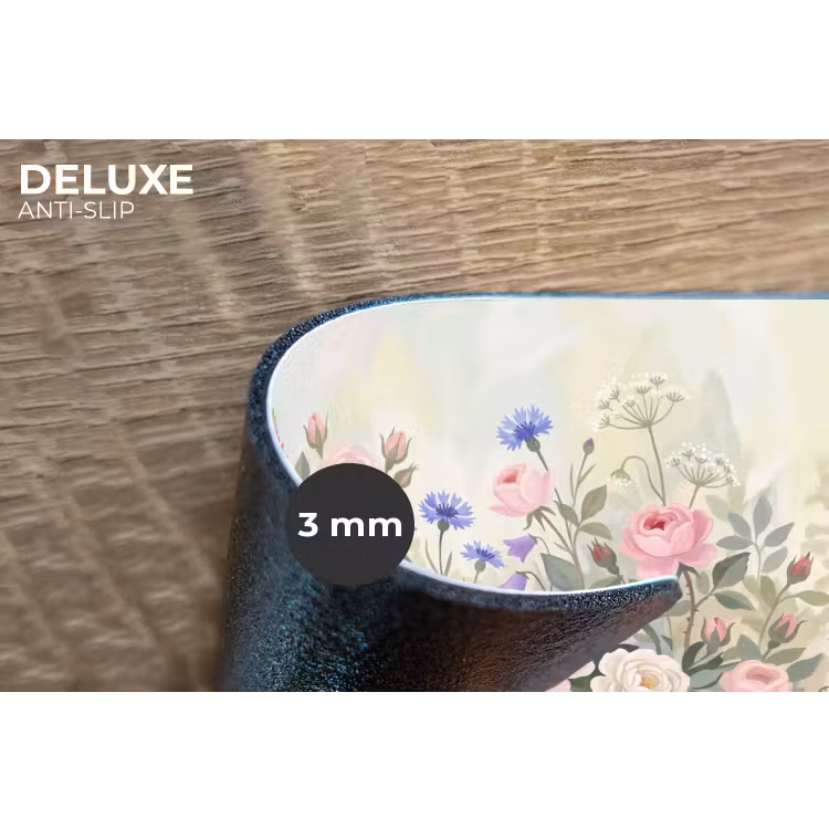 Bloemen - Tuin - Natuur - Kleurrijk Placemat vinyl groot -closeup