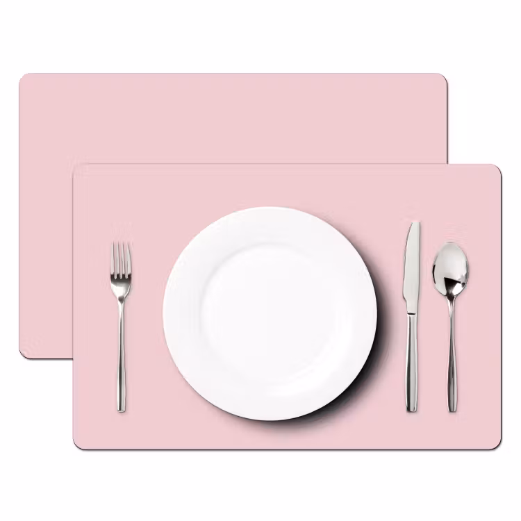 Blush - Pink - Roze Placemat vinyl groot 368 -zzsfeer2_Kitchenyeah-website