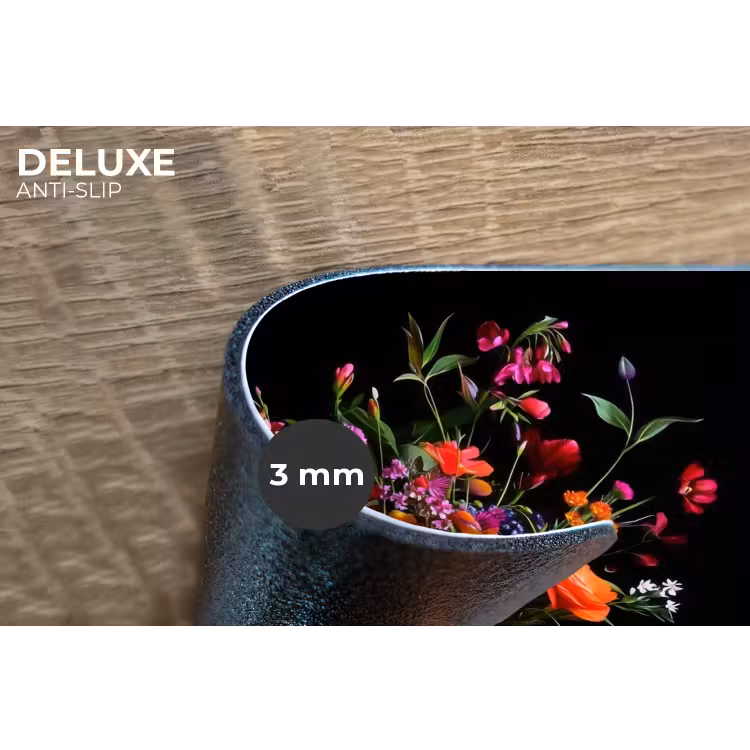 Boeket - Veldbloemen - Vaas Placemat vinyl groot -closeup