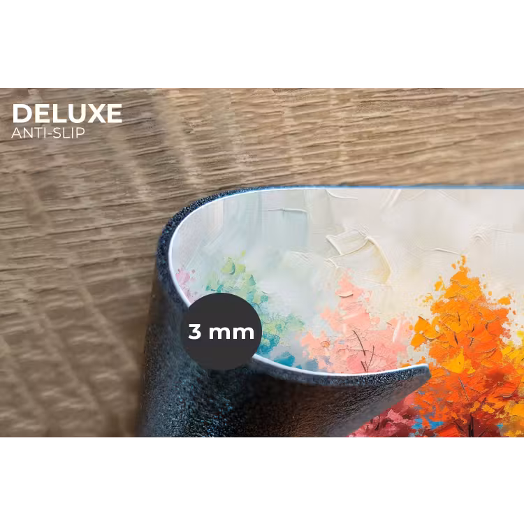 Bomen - Kleurrijk - Natuur - Abstract Placemat vinyl groot -closeup
