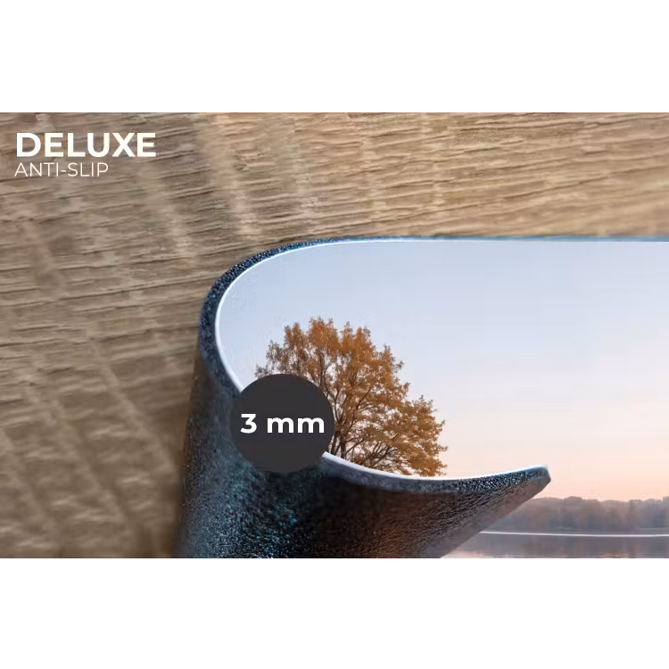Bomen - Reflectie - Water - Zonsopgang - Serene Placemat vinyl groot -closeup