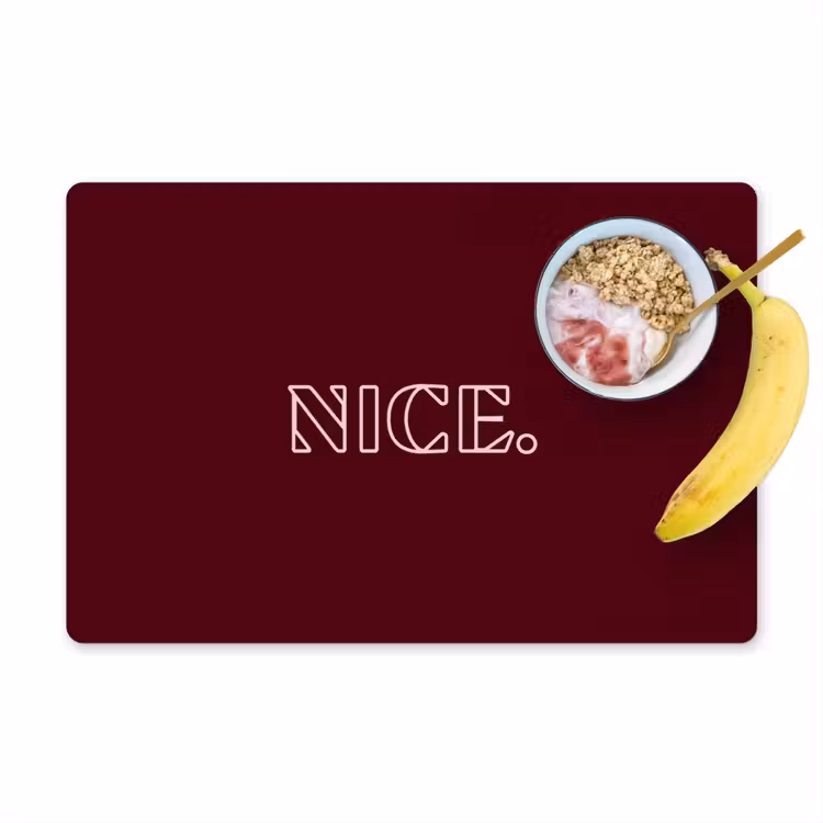 Bordeaux - Nice - minimalistisch Placemat vinyl groot -zzzproduct_Kitchenyeah-website