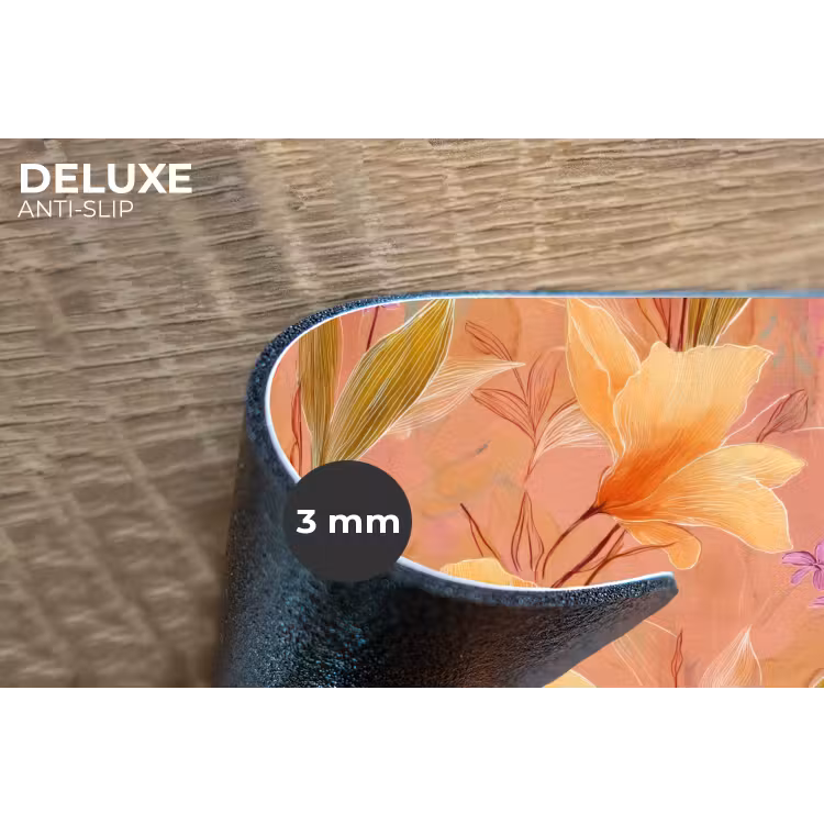 Botanisch - Bloemen - Kleurrijk Placemat vinyl groot 368 -closeup