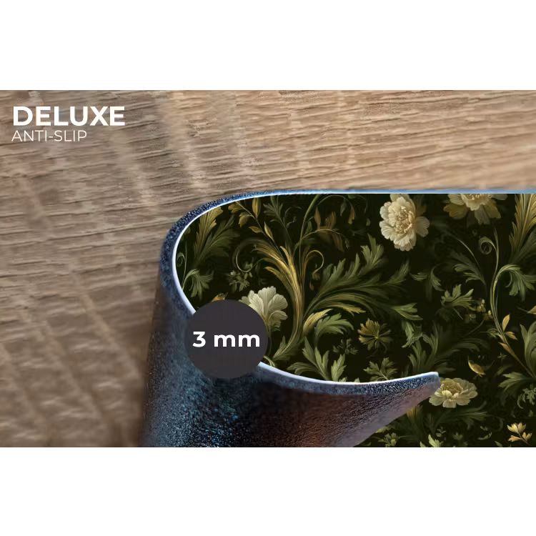 Botanisch - Naadloos - Bloemen Placemat vinyl groot 368 -closeup