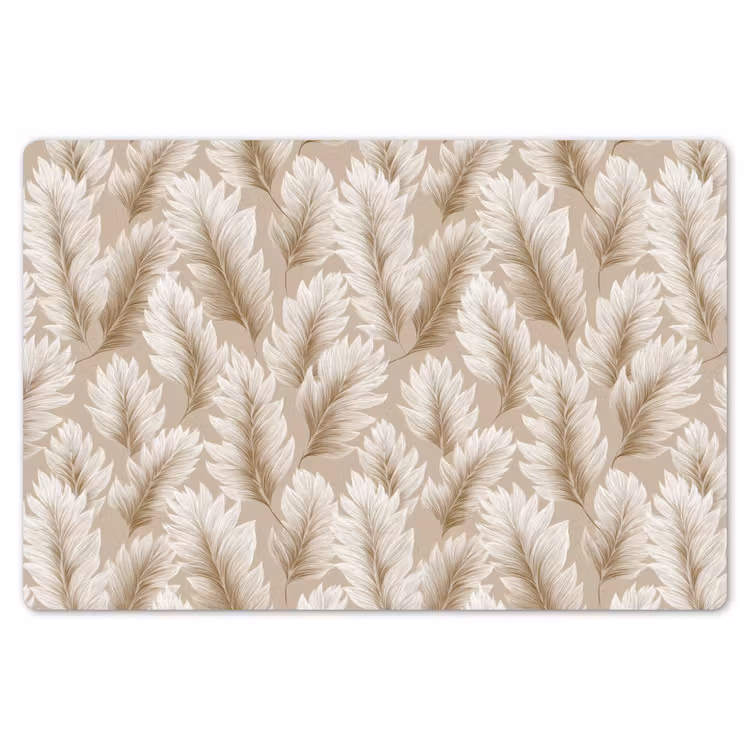 Botanisch - Patroon - Beige Placemat vinyl groot 368 -zzsfeer1_Kitchenyeah-website