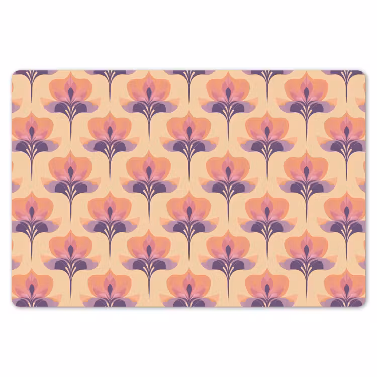 Botanisch - Patroon - Pastel Placemat vinyl groot 368 -zzsfeer1_Kitchenyeah-website