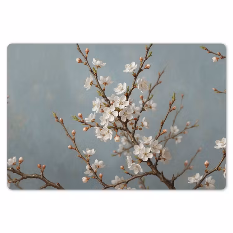 Botanisch - Stilleven - Blauw Placemat vinyl groot -zzsfeer1_Kitchenyeah-website