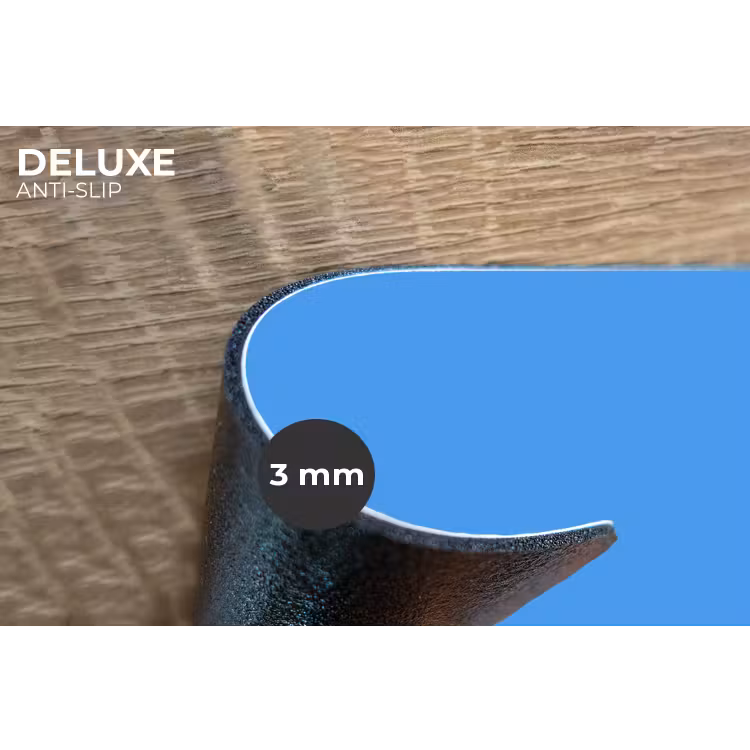 Bright - Azure - Blauw Placemat vinyl groot 368 -closeup