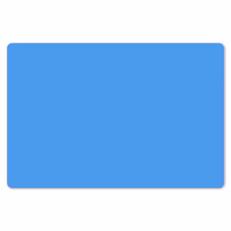 Bright - Azure - Blauw Placemat vinyl groot 368 -zzsfeer1_Kitchenyeah-website