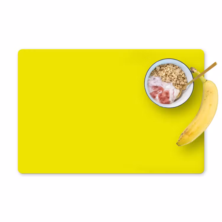 Bright - Canary - Geel Placemat vinyl groot 368 -zzzproduct_Kitchenyeah-website