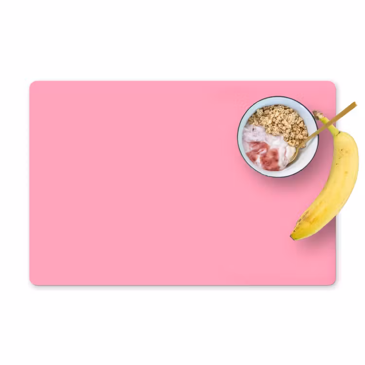 Bubblegum - Pink - Roze Placemat vinyl groot 368 -zzzproduct_Kitchenyeah-website