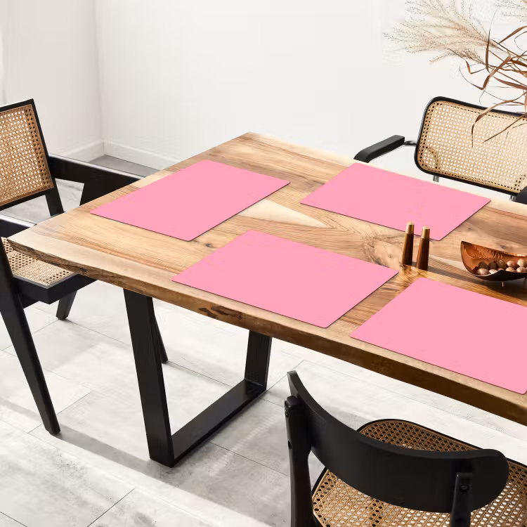 Bubblegum - Pink - Roze Placemat vinyl groot 368 -zzsfeer4_Kitchenyeah-website