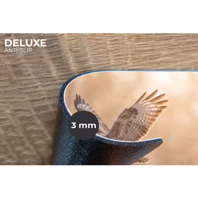 Buizerd - Roofvogel - Natuur - Bruin Placemat vinyl groot -closeup