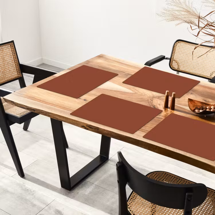 Burnt - Mahogany - Terracotta Placemat vinyl groot 368 -zzsfeer4_Kitchenyeah-website